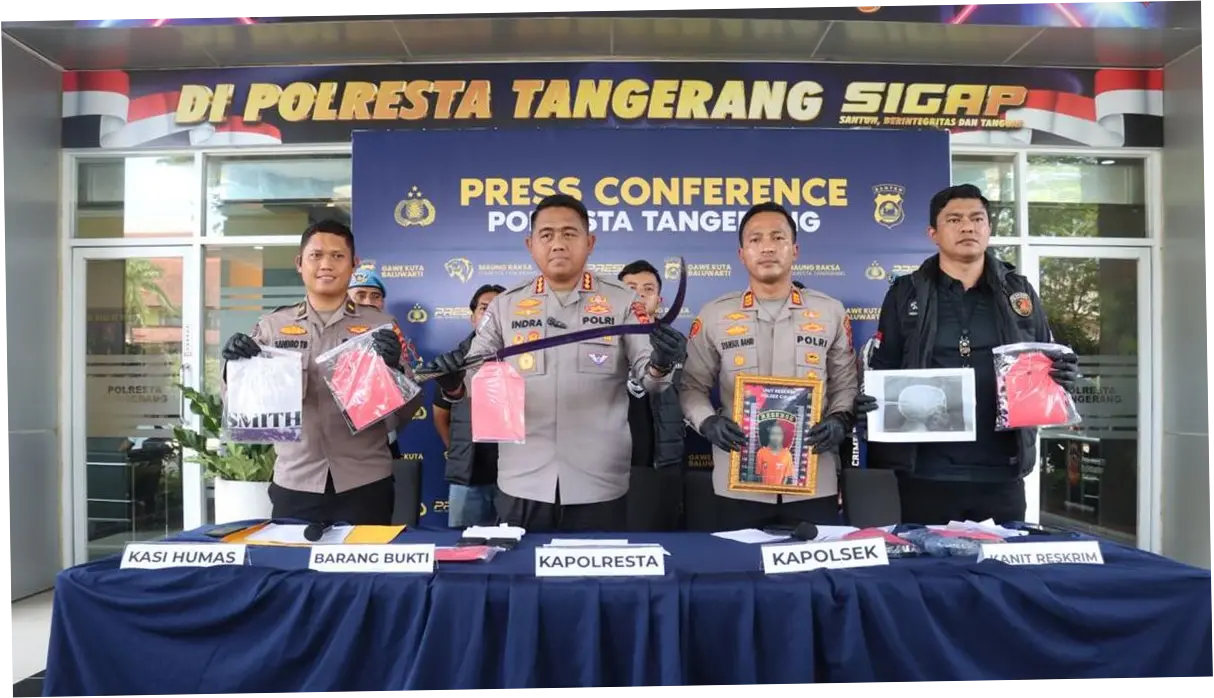 Remaja Kena Bacok di Kepala Saat Tawuran di Tangerang, Polisi Tangkap Pelaku