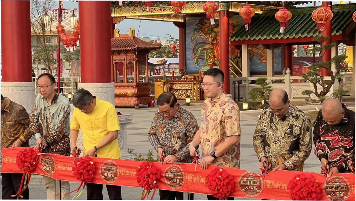 Resmikan Kelenteng Tian Fu Gong di PIK, Pramono Apresiasi Langkah ASG