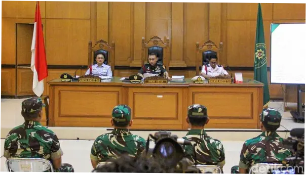 Sidang Tuntutan Kasus Air Keras Andrie Yunus: Empat Tentara Hadapi Hukuman