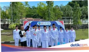 SMAN 1 Tanjung Selor Juara Lomba Baris-Berbaris MPR RI Kaltara 2026
