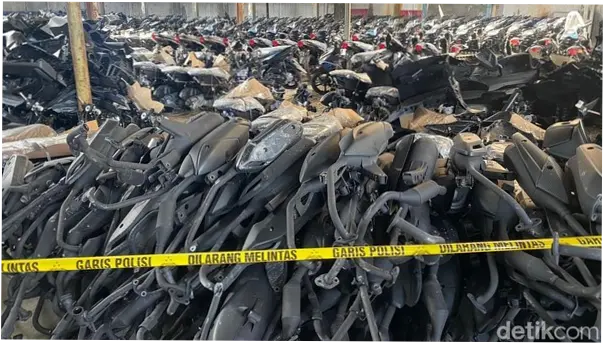 Terungkap Ribuan Motor di Jaksel Bakal 'Dimutilasi' Diekspor ke Afrika