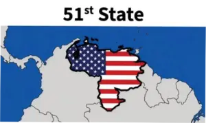 Trump Unggah Peta Grafik Terbaru, Venezuela Diberi Label Negara Bagian ke-51