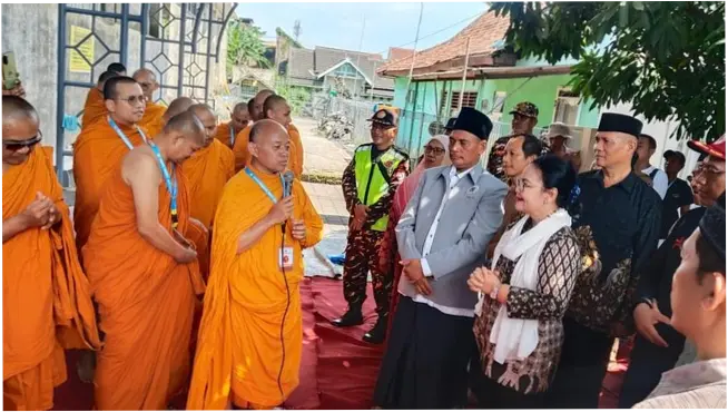 Walkot Semarang Sambut Biksu Thudong, Gaungkan Toleransi Antarumat