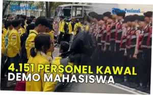 4.151 Personel Gabungan Kawal Demo BEM UI Hari Ini, Massa Diimbau Tertib