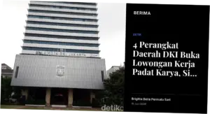 4 Perangkat Daerah DKI Buka Lowongan Kerja Padat Karya, Simak Syaratnya