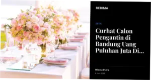 Curhat Calon Pengantin di Bandung Uang Puluhan Juta Dibawa Kabur WO Jelang Nikah