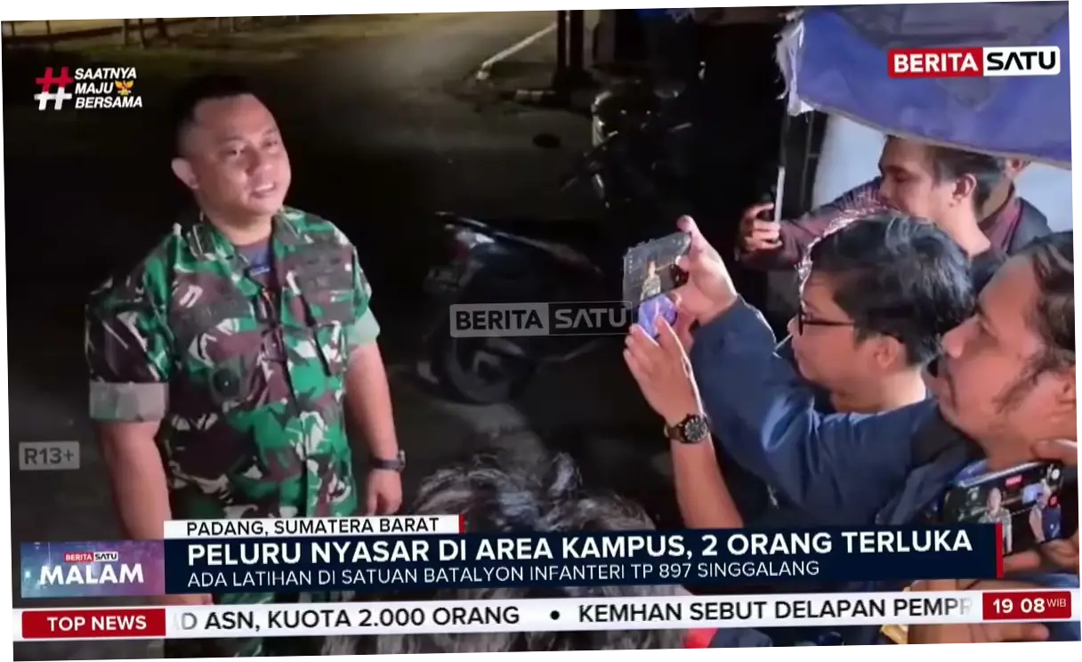 Insiden Peluru Nyasar di Kampus Universitas Negeri Padang: 1 Proyektil Ditemukan
