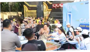 Jelang Hut Bhayangkara ke-80, Polri-Bobon Santoso Masak Besar di CFD Jakarta