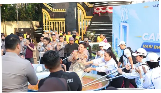 Jelang Hut Bhayangkara ke-80, Polri-Bobon Santoso Masak Besar di CFD Jakarta