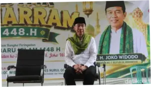 Jokowi di Hadapan Kiai dan Santri Lampung: Aku Masih Seperti yang Dulu