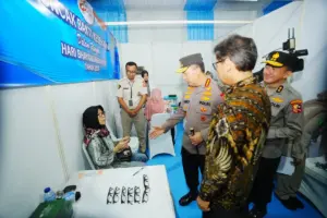 Kapolri Hadiri Puncak Bakti Kesehatan Jelang Hari Bhayangkara Ke-80
