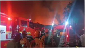 Kebakaran Hebat di Kemayoran Jakpus, 3 Warga Terluka