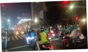 Massa di Tosari Jakpus Bubarkan Diri, Jalan Arah Bundaran HI Dibuka
