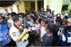 Mendagri Cek Bantuan Stimultan Perumahan Swadaya di Papua