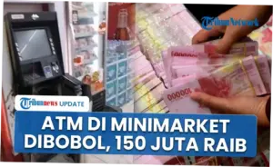 Minimarket di Bogor Dibobol, ATM Dirusak Diduga Pakai Tabung Gas