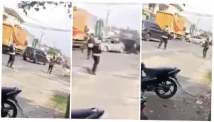 Mobil Pengedar Narkoba di Lampung Tabrak Barikade Polisi, Kapolsek Terpental