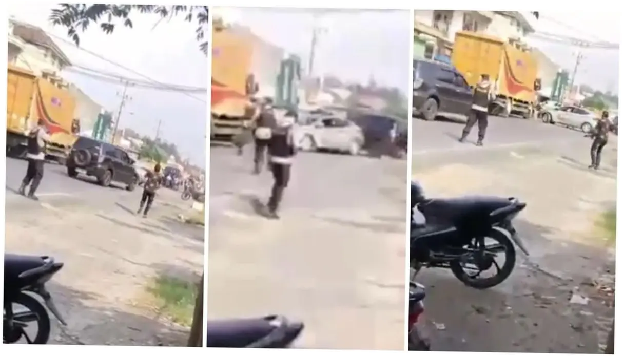 Mobil Pengedar Narkoba di Lampung Tabrak Barikade Polisi, Kapolsek Terpental
