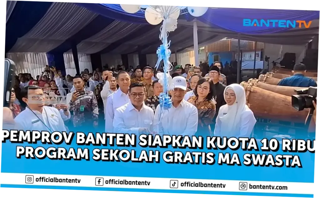 Pemprov Banten Siapkan Kuota MA Swasta Gratis untuk 10 Ribu Siswa