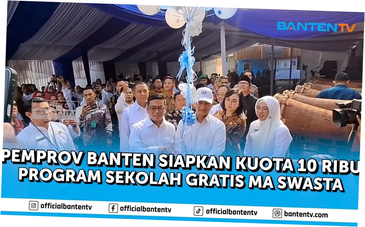 Pemprov Banten Siapkan Kuota MA Swasta Gratis untuk 10 Ribu Siswa