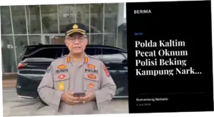 Polda Kaltim Pecat Oknum Polisi Beking Kampung Narkoba Gang Langgar