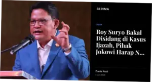 Roy Suryo Bakal Disidang di Kasus Ijazah, Pihak Jokowi Harap Nama Baik Pulih