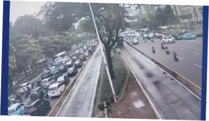 Titik-titik Kepadatan Lalu Lintas di Jakarta dan Sekitarnya Pagi Ini