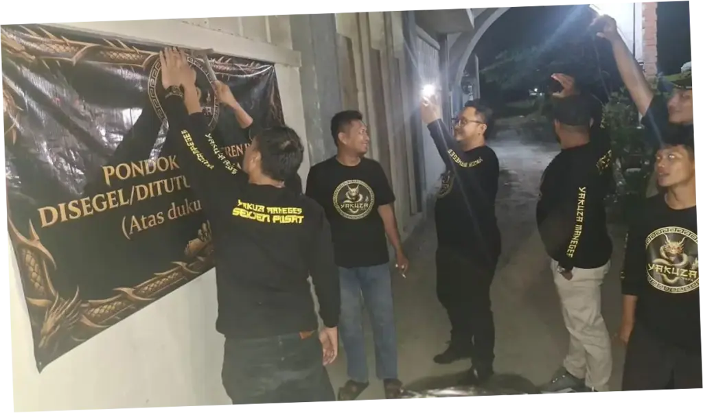 Yakuza Maneges Segel Ponpes Terkait Dugaan Pelecehan, Klaim Didukung Warga