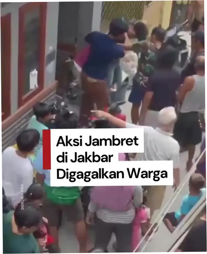 Aksi Gagal Jambret di Jakbar Pura-pura Tanya Alamat, Berujung Diamuk Warga