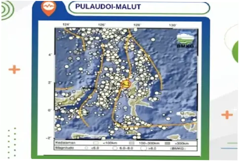 Gempa M 6,2 Guncang Pulau Doi Malut