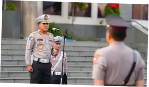 Kakorlantas Pimpin Sertijab PJU Korlantas Polri, Tekankan Kekompakan dan Ketangguhan