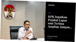 KPK Ingatkan Pejabat Lapor Saat Terima Amplop: Jangan Pikir Akan Diambil
