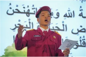 Penampilan Drama Bahasa Inggris Meriahkan Open House Sekolah Rakyat Lombok