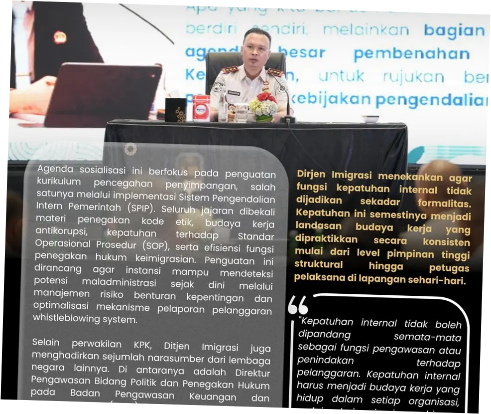 Penguatan Integritas Internal Keimigrasian Melalui Kerja Sama dengan KPK