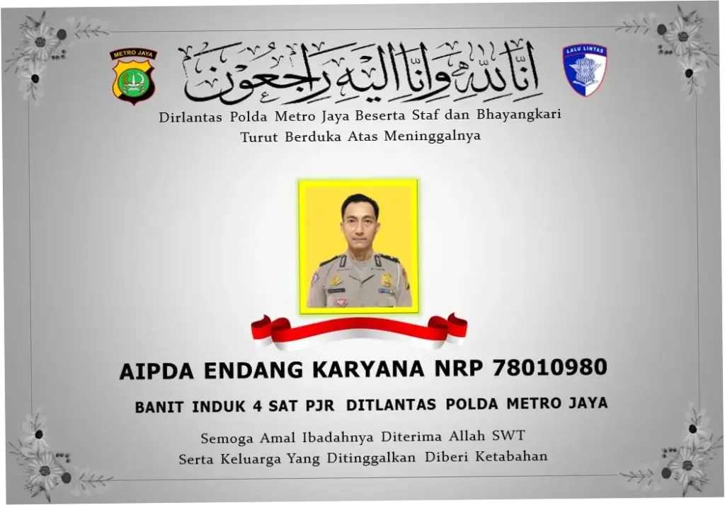 Personel Ditlantas Polda Metro Tewas Saat Bantu Truk Mogok di Tol JORR