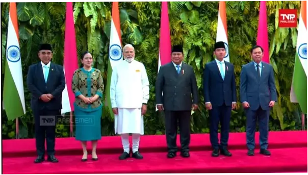 PM India Kunjungi Gedung DPR, Disambut Puan Maharani