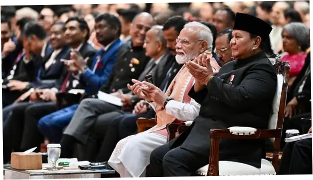 Prabowo Hadiri Pertemuan Komunitas India: Saya Pengagum Narendra Modi